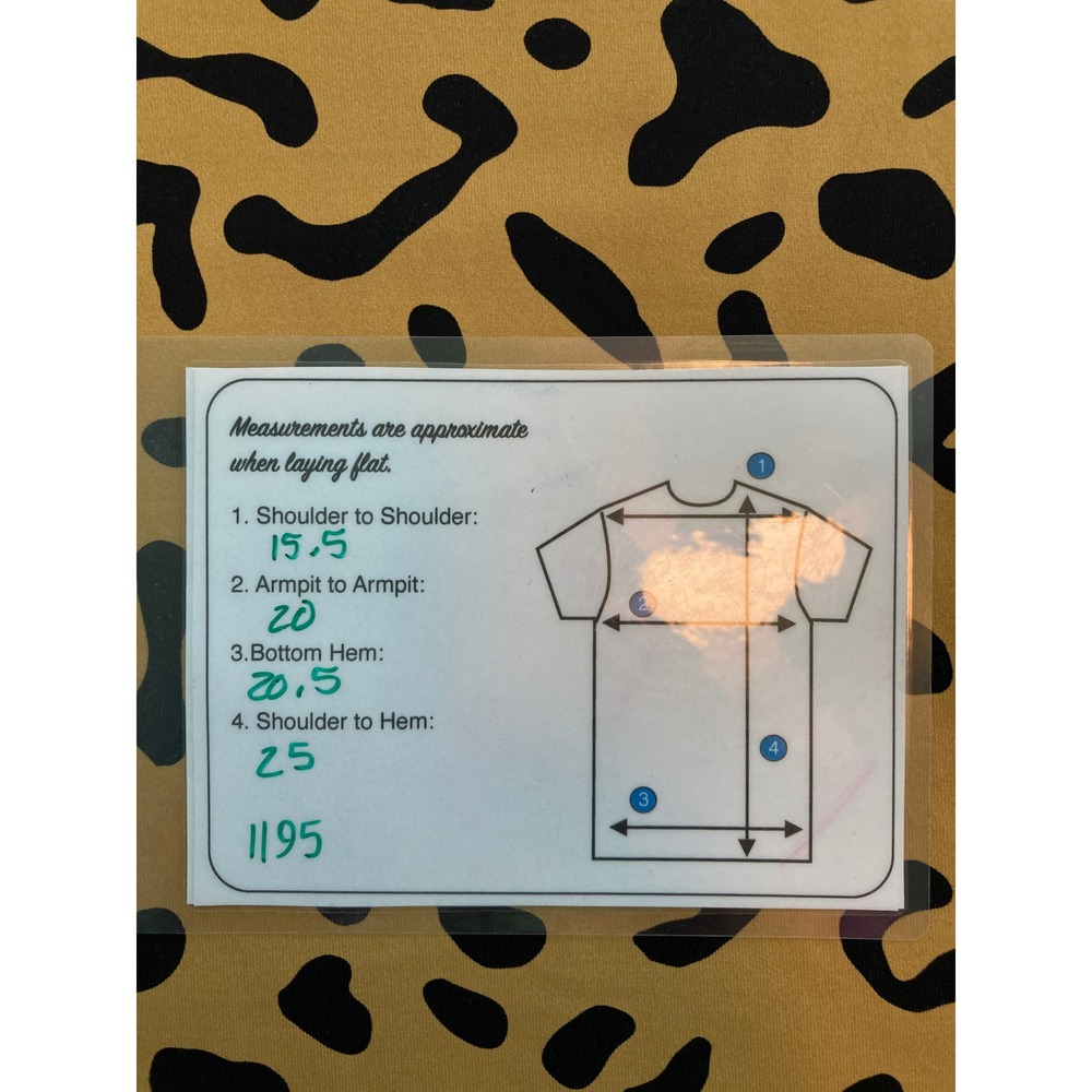 J. McLaughlin Cheetah Print Blouse Catalina Cloth 3/4 Sleeve Caramel (Size L) - Picture 11 of 11